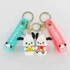 Wholesale of cute Sanrio keychain figurines, creative soft rubber cute pendants, internet-famous Pacha dog keychain cartoon Application Scenario